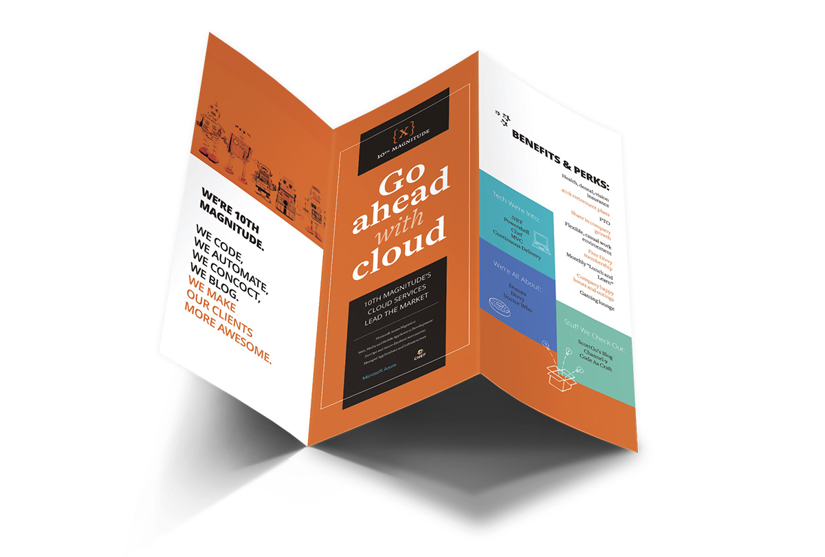 10th Magnitude brochure design