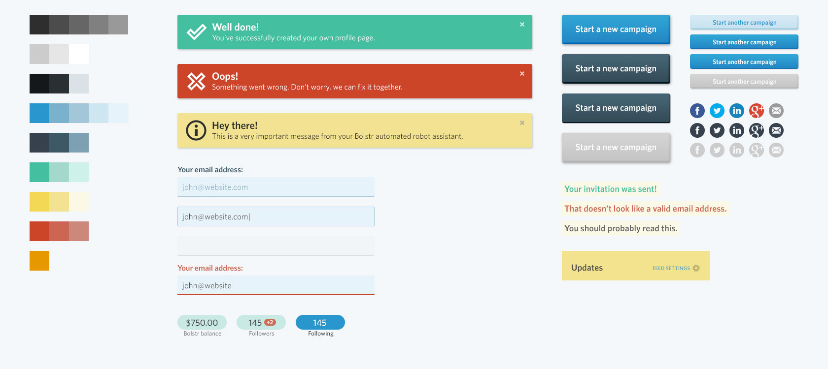 Bolstr design guidelines